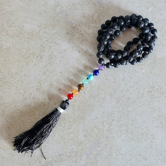108 beads - 7 Chakra Mala Prayer Necklace
