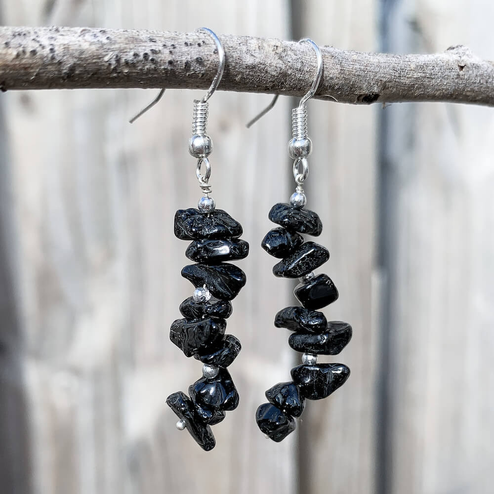 Check out Black Obsidian Earrings, Birthstone, Raw Stone Black Obsidian jewelry, Dangle Earrings, Healing Crystals, Silver Earrings when you shop at Magic Crystals. Black Obsidian Earrings, Natural Crystal earrings, Black Obsidian drop earrings, Genuine Raw Black Obsidian Jewelry, dangle drop earrings. 