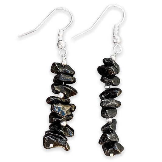 Check out Black Obsidian Earrings, Birthstone, Raw Stone Black Obsidian jewelry, Dangle Earrings, Healing Crystals, Silver Earrings when you shop at Magic Crystals. Black Obsidian Earrings, Natural Crystal earrings, Black Obsidian drop earrings, Genuine Raw Black Obsidian Jewelry, dangle drop earrings. 