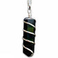 Buy Orange Black Obsidian Necklace - Obsidian Gemstone Jewelry, Natural Black Obsidian Gemstone Single-Terminated Gemstone Points wrapped at Magic Crystals. Shop for Obsidian jewelry with FREE SHIPPING AVAILABLE. Black Obsidian is best for Motivation. Spiral Wire Wrapped necklace. Wire-wrapped Obsidian Stone Necklace.