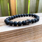 Looking for Onyx and Lava Stone Beaded Bracelet - Lava Jewelry Shop for Lava Jewelry at Magic crystals. Lava Stone Bracelet Bracelet made of natural gemstones and Lava stones for Oils Diffuser. Wrist Size: 7"-7.5" inches. Protection, Root chakra, Stabilizing and grounding. FREE SHIPPING available.