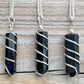    Black-Obsidian-Spiral-Wired-Wrap-Necklace. Gemstone Spiral Wrapped Pendant Necklace - MagicCrystals.com