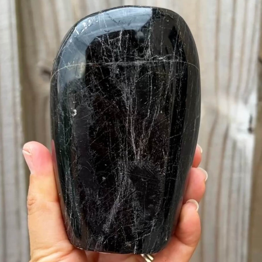 Looking for Black Tourmaline Freeform? Shop for polished and unpolished Black Tourmaline gemstones at Magic Crystals. Perfect for  Grounding Crystals and Crystal Freeform. FREE SHIPPING AVAILABLE.  Crystal Freeform.
