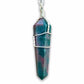 Bloodstone Stone Double Point Pendant Necklace - Stone Necklace - Magic Crystals