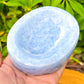 Looking for a Blue Calcite Bowl? Shop at Magic Crystals for Blue Calcite Polished Carved Plate, Blue Calcite Stone, Blue Calcite Point, Stone bowl with free shipping available. Natural Blue Calcite Gemstone for TRANQUILITY and HEALING. Magiccrystals.com offers the best quality gemstones. Blue-Calcite-Bowl-C