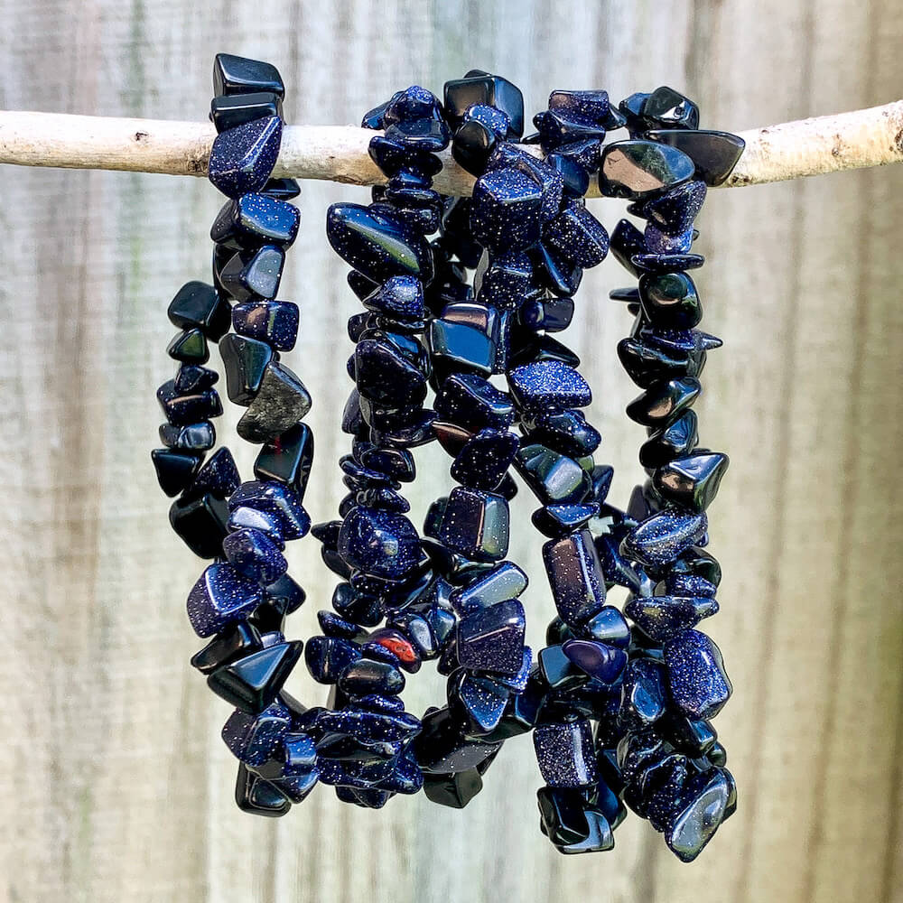    Blue-Goldstone-Bracelet. Check out our Gemstone Raw Bracelet Stone - Crystal Stone Jewelry. This are the very Best and Unique Handmade items from Magic Crystals. Raw Crystal Bracelet, Gemstone bracelet, Minimalist Crystal Jewelry, Trendy Summer Jewelry, Gift for him and her. 