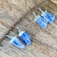 Raw Blue Kyanite Crystal Earrings - Silver Raw Crystal Drop Dangle Earrings - Crystal Stone Earrings - Wife Gift For Her - Blue Kyanite Jewelry. Shop for handmade kyanite Jewelry at Magic Crystals. FREE SHIPPING available. Christmas gift, birthday present.