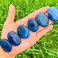 Blue-Onyx-Palm-Stone. Natural Gemstone Palm Stone.Looking for Natural Gemstone Palm Stone - Worry Meditation Stones? Shop at magiccrystals.com . Magic Crystals carries Palmstones - Meditation Stones with FREE SHIPPING AVAILABLE. Empathetic, supporting and glowing with soft, pretty color, this Jade palm stone is a wonderful crystal gift for someone you love. 