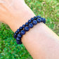 Looking for BLUE GOLDSTONE Bead Stretchy String Bracelet? Shop at Magic Crystals for BLUE GOLDSTONE Jewelry. BLUE GOLDSTONE Stone Bracelets are good for  PROTECTION, MONEY andPOWER. Blue Goldstone is highly regarded in the spirit realm as a protection mineral. 