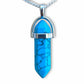 Double Point Gemstone Necklace - Turquoise. Looking for a handmade Crystal Jewelry? Find genuine Double Point Gemstone Necklace when you shop at Magic Crystals. Crystal necklace, for mens and women. Gemstone Point, Healing Crystal Necklace, Layering Necklace, Gemstone Appeal Natural Healing Pendant Necklace. Collar de piedra natural unisex.