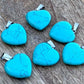blue-Turquoise-Heart Pendant. Carnelian Stone Heart Necklace and Pendant. Check out our Love Heart Crystal Necklace, Love Stone pendant Necklace, Natural Gemstone Heart necklace, perfect Valentine gift for her. handmade pieces from Magic Crystals Carnelian necklace, chakra healing Carnelian pendant, Healing Crystal Carnelian Jewelry