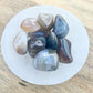 Buy Botswana AgateTumbled Stones - Choose how many stones, Singles, or Bulk (Tumbled Moss Agate, Healing Crystals) at Magic Crystals. Botswana Agate is a soothing stone. FREE SHIPPING Crystal Gift, Constellation Gift, Gift for Friends, Gift for sister, Gift for Crystals Lovers at Magic Crystals. Botswana Gray Tumbled Stone.