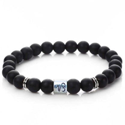 Capricorn-Zodiac-Sign-Bracelet-Black-Onyx-Matte-Stone-MagicCrystals. Zodiac Bracelet, Constellation Bracelet, Horoscope Astrology Bracelet, Scorpio Libra Virgo Sagittarius Bracelet Zodiac Sign jewelry. Buy Libra Constellation Bracelet, Libra Sign Birthday Gift, Zodiac Gifts, Zodiac Bracelet in Magiccrystals.com. FREE SHIPPING AVAILABLE. Libra Beaded Bracelet. Libra gift. 8mm beads