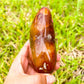 Looking for genuine and stunning Carnelian Free Form - #1 Shop at Magic Crystals for polished cut base carnelian. We only carry 'AAA' Quality Carnelian from India and Madagascar. Carnelian Crystal - Red Crystal - Tower for reiki Healing. Free Standing Crystal, Beautiful Display Crystal.