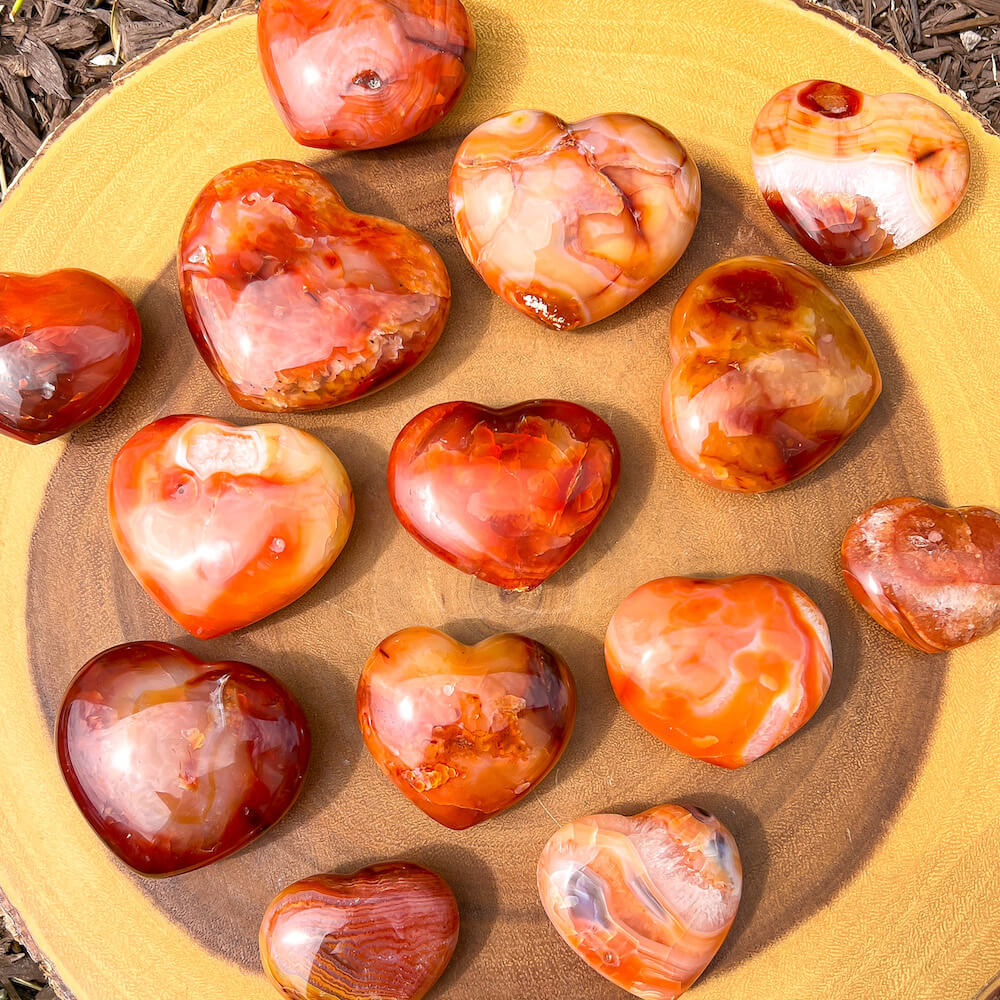 Looking for a genuine and stunning Carnelian Crystal Heart? Shop at Magic Crystals for Carnelian Heart - Orange Heart - Crystal Stone Heart. Extra-High Quality Carnelian Hearts. We only carry 'AAA' Quality Carnelian from Madagascar. Red Agate Crystal for Reiki Healing. Red Carnelian, Orange Carnelian, Authentic Crystal. Carnelian-Heart
