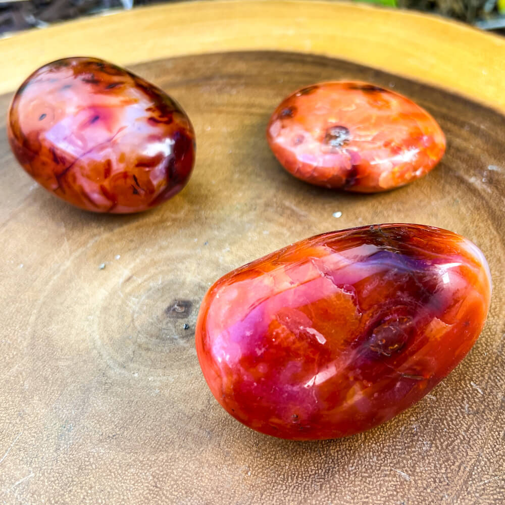 Looking for genuine and stunning Carnelian Palm Stone? Shop at Magic Crystals for polished cut base carnelian. We only carry 'AAA' Quality Carnelian from India and Madagascar. Red Agate Crystal Tower for reiki Healing. Free Standing Crystal, Beautiful Display Crystal with FREE SHIPPING AVAILABLE.
