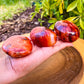 Looking for genuine and stunning Carnelian Palm Stone? Shop at Magic Crystals for polished cut base carnelian. We only carry 'AAA' Quality Carnelian from India and Madagascar. Red Agate Crystal Tower for reiki Healing. Free Standing Crystal, Beautiful Display Crystal with FREE SHIPPING AVAILABLE.