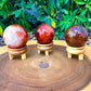 Looking for genuine and stunning Carnelian Crystal Sphere? Shop at Magic Crystals for polished cut base carnelian. We only carry 'AAA' Quality Carnelian from India and Madagascar. Red Agate Crystal Tower for reiki Healing. Free Standing Crystal, Beautiful Display Crystal with FREE SHIPPING AVAILABLE.