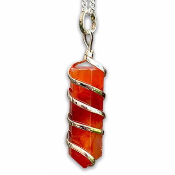 Carnelian Pendant Necklace