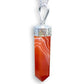 Carnelian-Stone-Necklace. Looking for an genuine gemstone Necklace? Find a Amethyst, shungite, vesuvianite, clear quartz, amethyst Necklace and more when you shop at Magic Crystals. Natural Crystal Healing Pendant Necklace. Crystal Pendant and Necklace For Men & Women. Single Point Stone Necklace and other necklace in magic crystals.com 