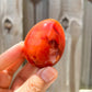 Looking for a genuine and stunning Carnelian Crystal Egg? Shop at Magic Crystals for polished cut base carnelian. Carnelian Crystal Egg - B. We only carry 'AAA' Quality Carnelian from India and Madagascar. Red Agate Crystal for reiki Healing. Free Standing Crystal.