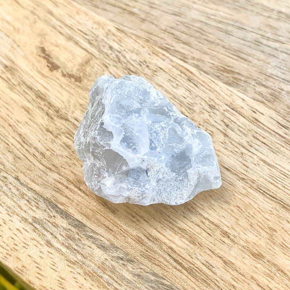 Looking for Celestite Raw Stone - Celestite Rough Crystal - Celestite Chips Stone? Magiccrystals.com carries genuine Celestite from Madagascar. Natural, pale icy blue Celestite with FREE SHIPPING available