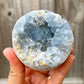 Looking for Celestite Stone Sphere - Celestite Raw Crystal Cluster? Magic Crystals carries genuine Celestite from Madagascar. Natural, pale icy blue celestite. Large Celestite Crystal Geode | Celestite Crystal on a stand | Madagascar Celestite | Celestite Crystal Cluster | Celestite Crystal.