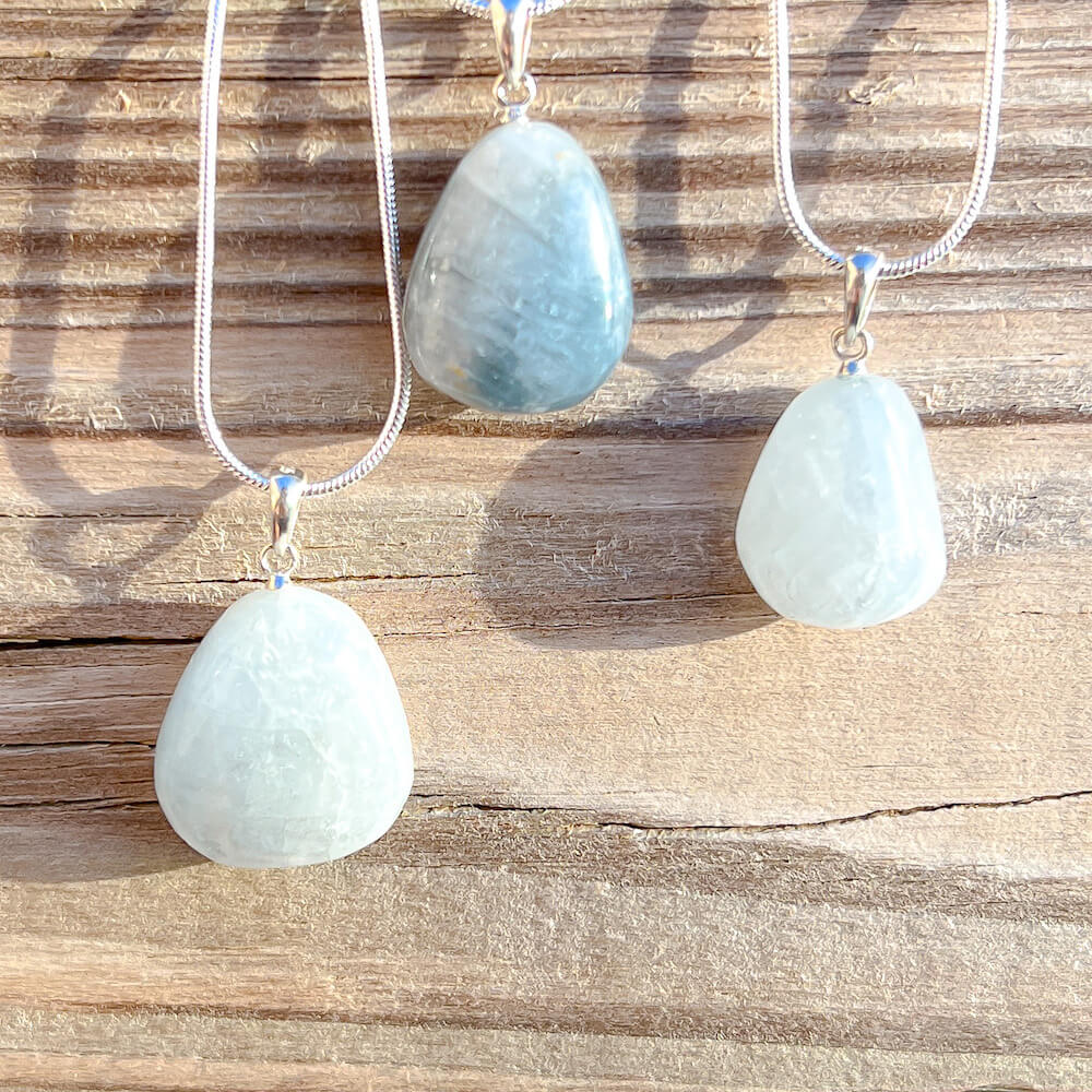Crystal Necklaces in Flower Agate, Smokey Quartz, and Celestite – DRC  JEWELRY LLC