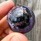 Charoite "Stone of The Dragon" Sphere from Russia. High Quality, Russian Natural Purple Stone, Polished Crystal, Spiritual Gifts. Charoite is known as a soul stone that can provide strong physical and emotional healing energies. FREE SHIPPING available. Natural Charoite Gemstone. Natural Russian Charoite.