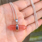 Looking for Unique Cherry Quartz jewelry? Find Cherry Quartz Necklace - Pink Cherry Quartz Crystal Pendant - Horizontal Hexagonal Crystal Necklace - Pink Crystal Pendant - Healing Stone when you shop at Magic Crystals. Natural Cherry Quartz Crystal Healing Pendant Necklace. Mens Cherry Quartz pendant necklace.