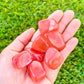 Shop for Cherry Quartz Stone and Cherry Quartz Polished Crystal at Magic Crystals. Magiccrystals.com carries a wide variety of quality cherry quartz. Cherry Quartz crystal is a healer for emotional wounds and can help with anger and tension.