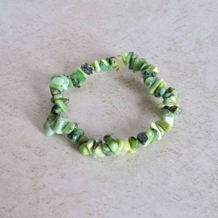 Chrysoprase-Bracelet. Check out our Gemstone Raw Bracelet Stone - Crystal Stone Jewelry. This are the very Best and Unique Handmade items from Magic Crystals. Raw Crystal Bracelet, Gemstone bracelet, Minimalist Crystal Jewelry, Trendy Summer Jewelry, Gift for him and her. 