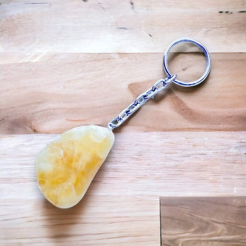 Citrine Natural Gemstone Keychain