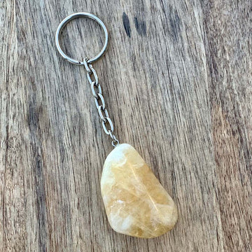 Citrine Natural Gemstone Keychain