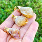 Citrine Stone Single Point Pendant Crystal Necklace - Magic Crystals - Stone Necklace