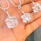 Looking for a handmade Clear Quartz Necklace? Find the best quality Clear Quartz Necklace when you shop at Magic Crystals. STONE OF AMPLIFYING. Clear Quartz Wrapped Necklace, Raw Clear Quartz Jewelry, Clear Quartz  Jewelry, Clear Quartz Necklace, Wire Wrapped Clear Quartz. Clear Quartz cube In Silver Spiral Pendant.