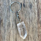 Crystal Clear Crystal Quartz Single Point Handmade Keychain-Keychains-Magic Crystals