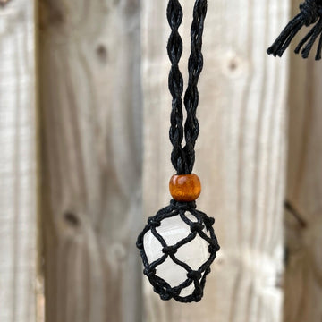 Interchangeable Crystal Holder Cage Necklace Adjustable Net Metal Necklace
