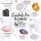 Shop for Crystals For Beginners Set - Stones for beginners at Magic Crystals. Magiccrystals.com made up of several uniquely paired gemstones that resonate strongly with the energy and vibration of new beginnings, staying focuses on your goals. FREE SHIPPING available.