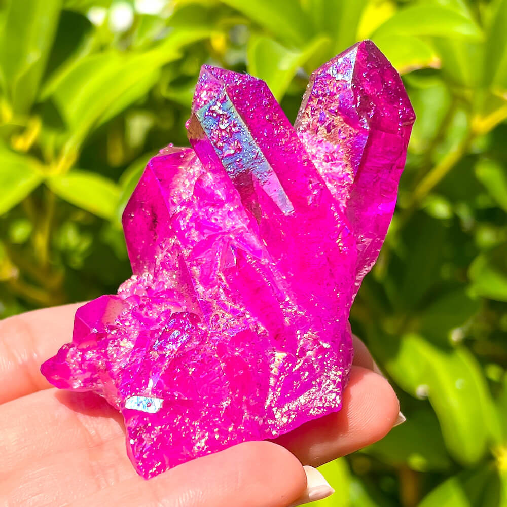 Ruby Aura Quartz Collection | Magic Crystals Radiant Elegance