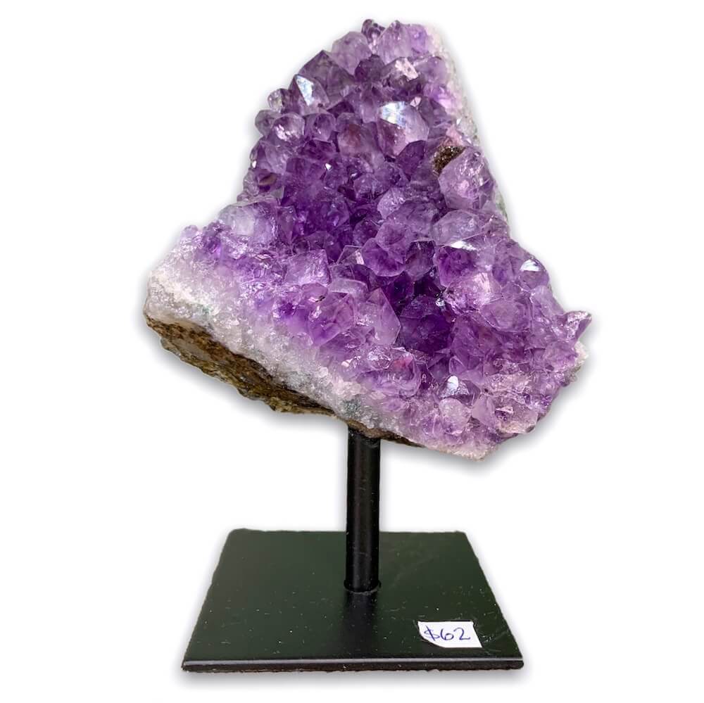 Druzy Amethyst Cluster on A Stand - #E