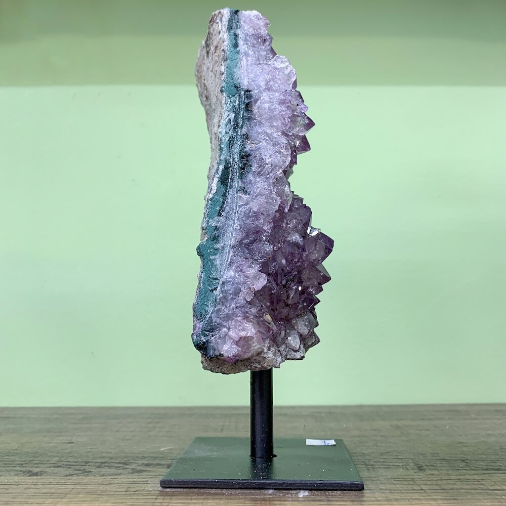 Druzy Amethyst Cluster on A Stand - #A