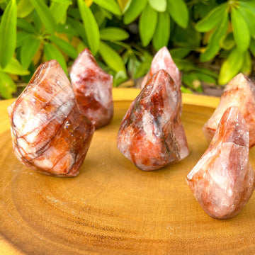 Fire Quartz Flame Stone Hematoid Quartz Freeform Magic Crystals - Main Image