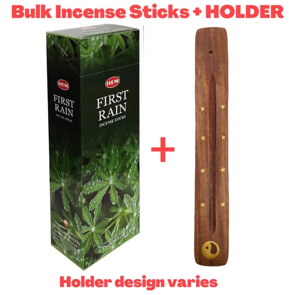 Shop for Hem First Rain Incense Sticks Home Fragrance - Primera Lluvia Incienso at Magic Crystals. Free Shipping Available. 6 tubes of 20 sticks, 120 sticks total. Quality Incense. Hem is known throughout the world for producing traditional incenses made from quality woods, flowers, resins, and essential oils.
