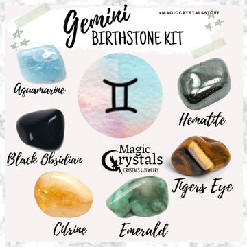 gem gemini sign stone