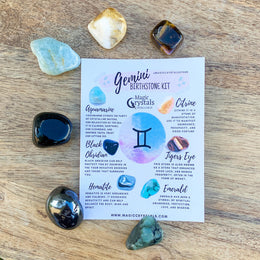 Gemini Crystals Set – Uniquely Paired Gemstones for the Gemini Zodiac ...