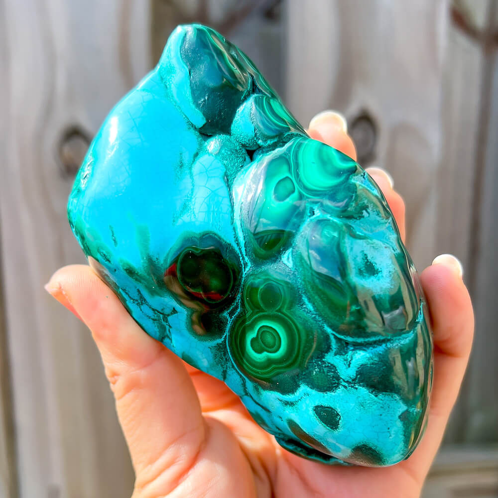 Looking for Malachite Chrysocolla Freeform - Freeform Malachite? Shop at Magic Crystals for Malachite Chrysocolla Freeform, Polished Malachite, Freeform Malachite, Tumbled Stone, Chrysocolla, Africa, Green Crystal, Cutbase, Blue from Peru, Natural Stone Beautiful Quality Polished Malachite, Chrysocolla Gemstone.