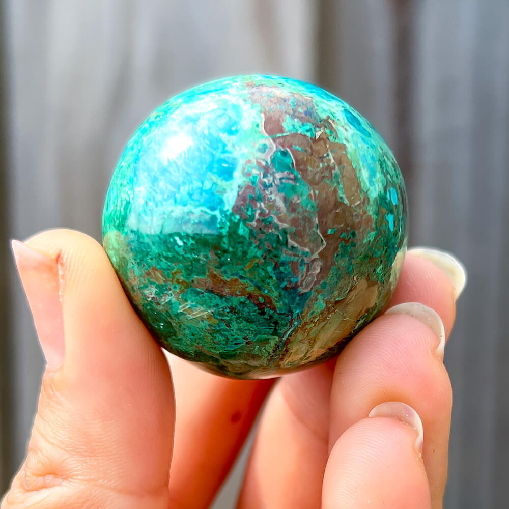 Chrysocolla Sphere