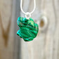 Malachite Frog Pendant Necklace - Malachite Jewelry at Magic Crystals. Malachite stimulates the heart chakra. Makes a perfect Valentine's day gift or Christmas Present. Malachite is ideal for burning through the fog of emotional confusion. Heart chakra stones - heart chakra crystals - malachite jewelry