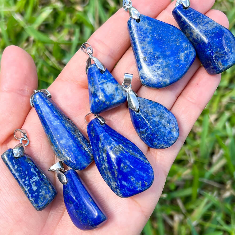 Lapis Lazuli Stone Necklace - Lapis Lazuli Jewelry - Magic Crystals